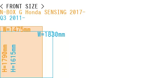 #N-BOX G Honda SENSING 2017- + Q3 2011-